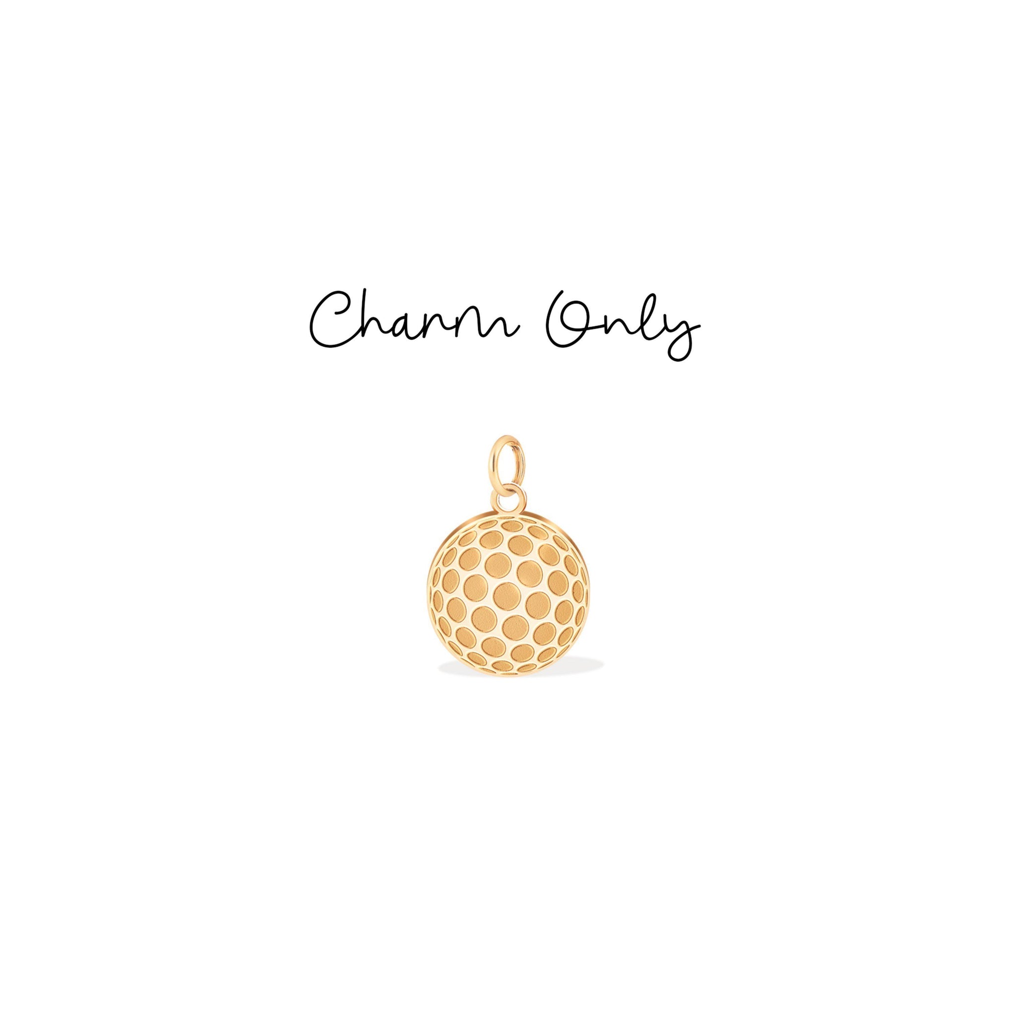 Golf Ball Pendant Necklace