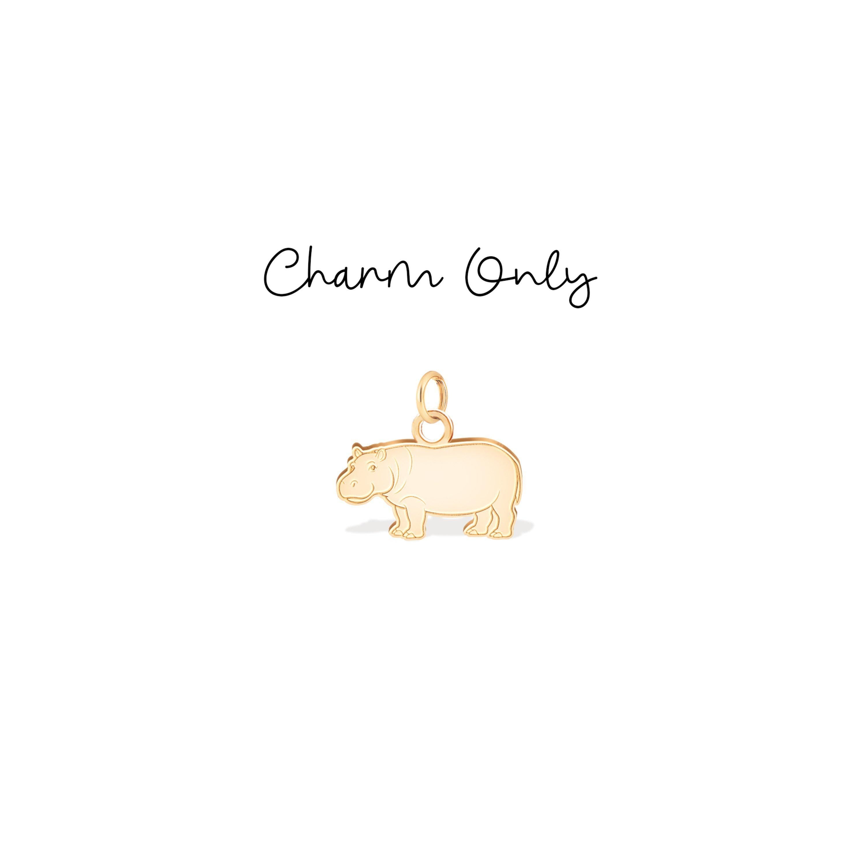 Hippopotamus Charm Pendant