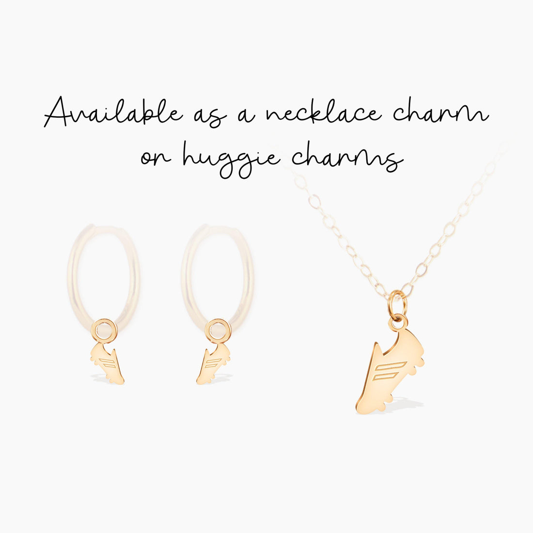 Running Sports Cleat Charm Pendant