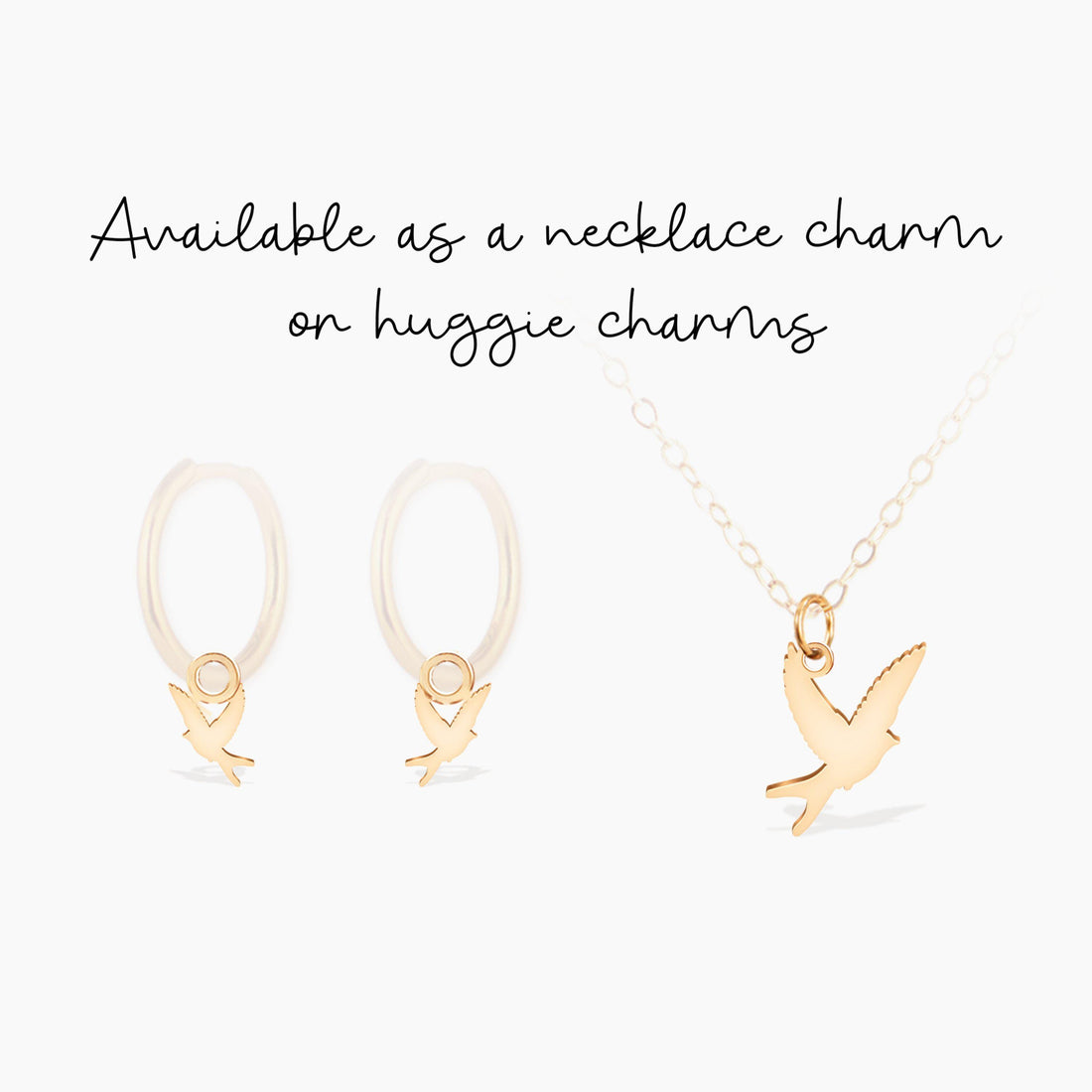 Flying Swallow Pendant Necklace