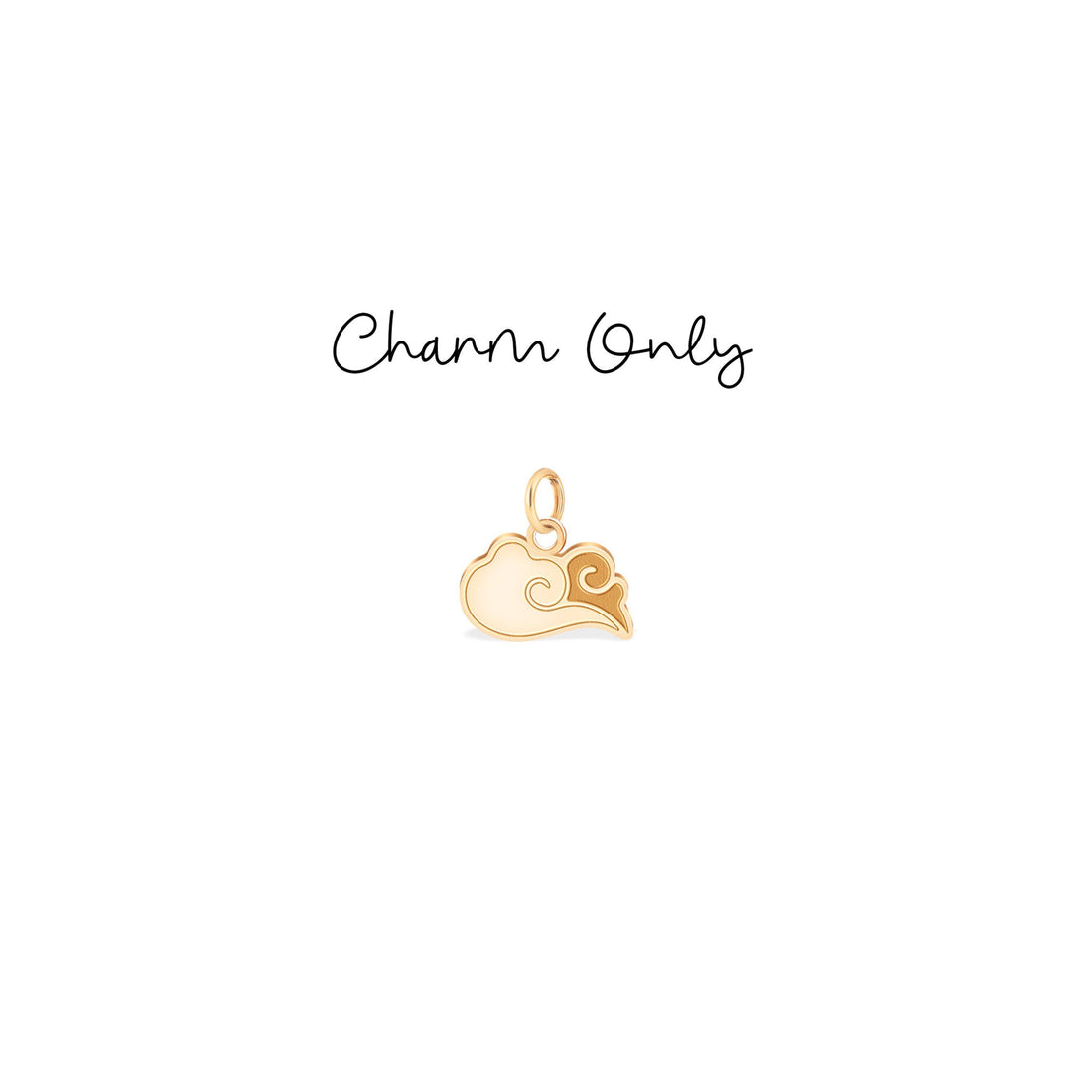 Kawaii Puffy Cloud Pendant Necklace