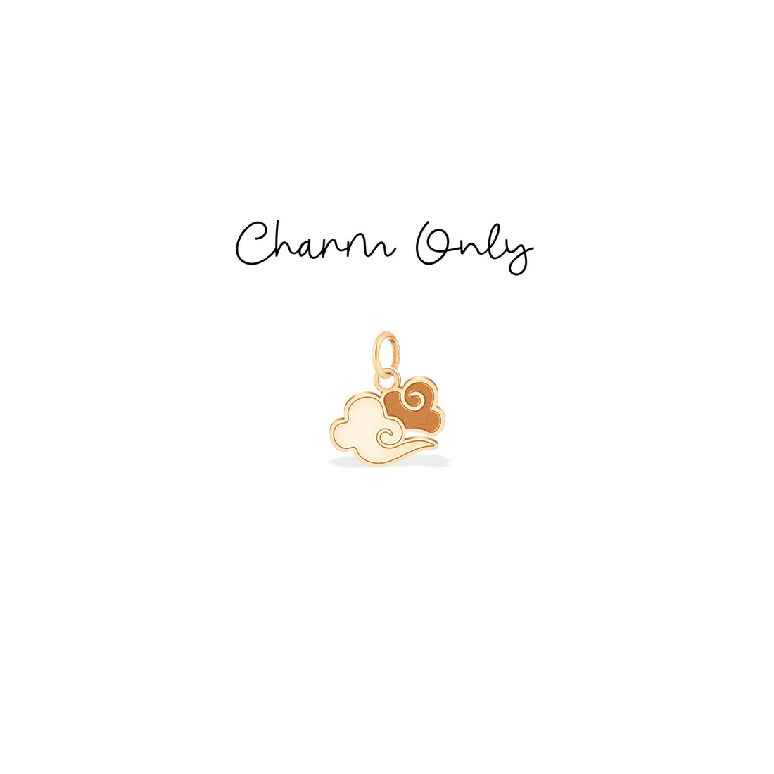 Kawaii Puffy Cloud Pendant Necklace