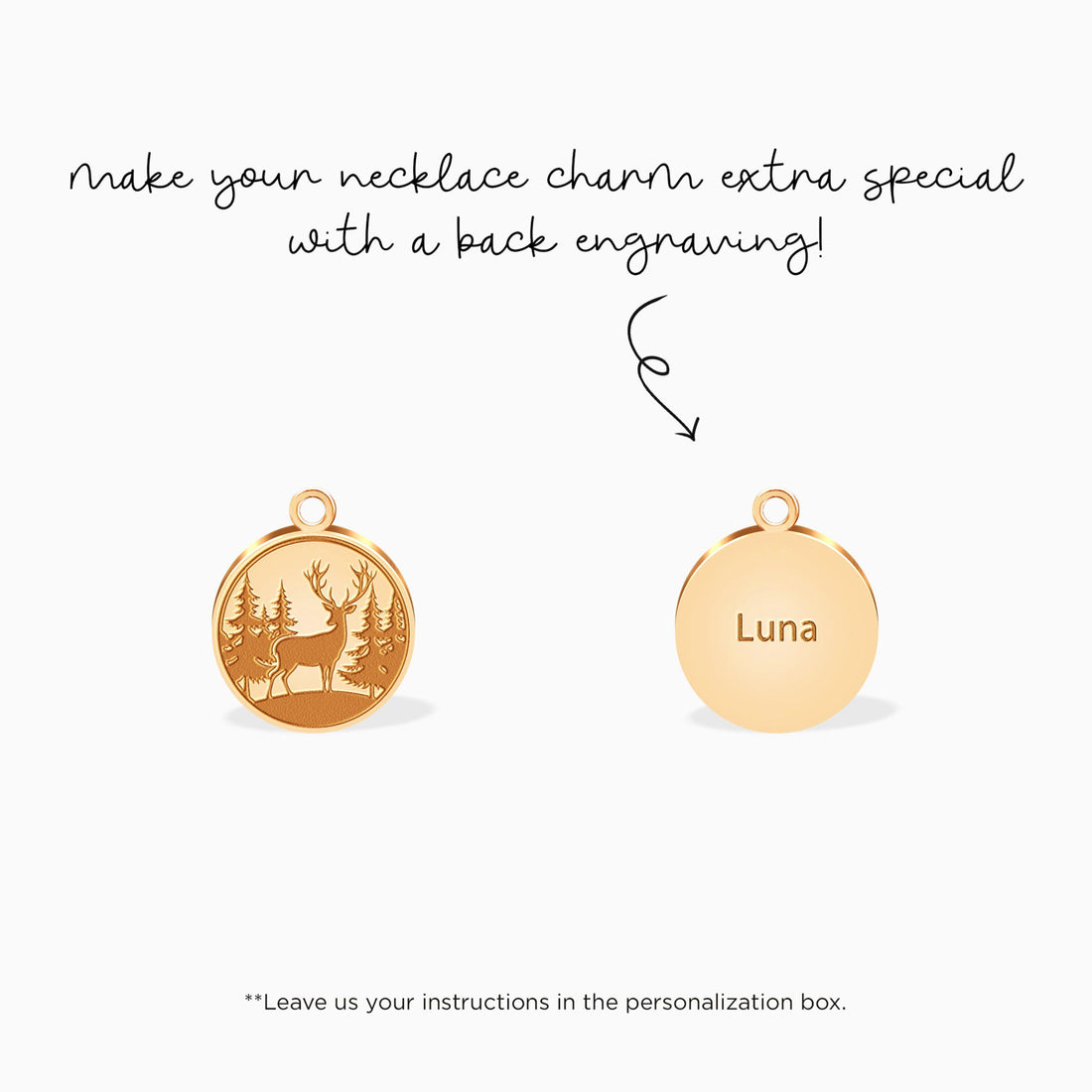 Enchanted Deer Forest Charm