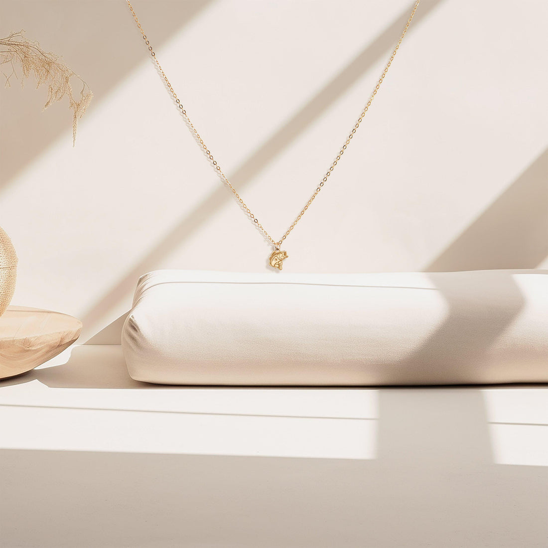 Leaping Fish Pendant Necklace