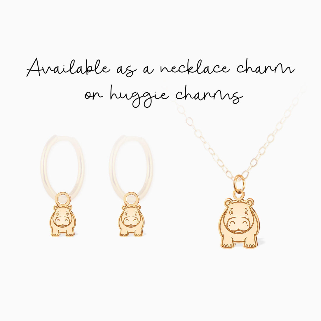 Hippo Pendant Necklace