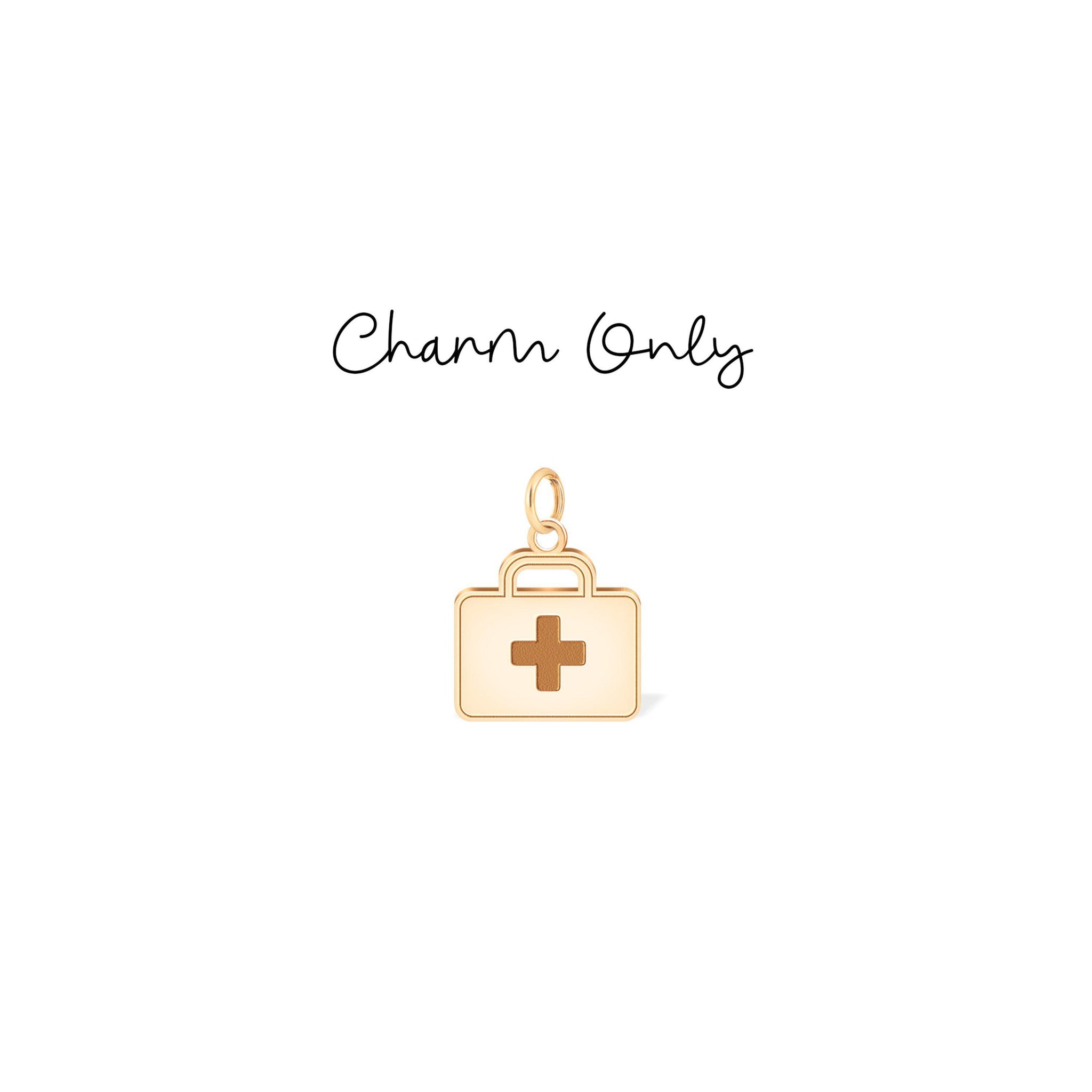 Medicine Box Charm Stud Earrings