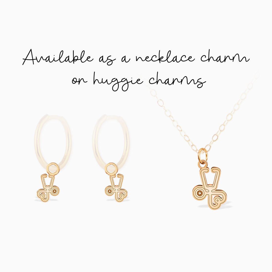 Medical Stethoscope Charm Pendant