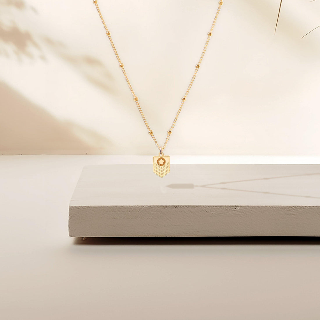 Military Rank Beady Necklace