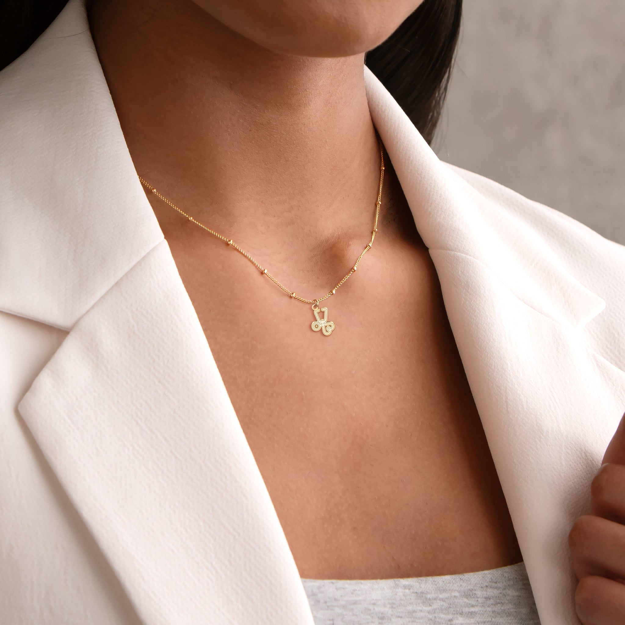 Stethoscope Doctor Charm Necklace