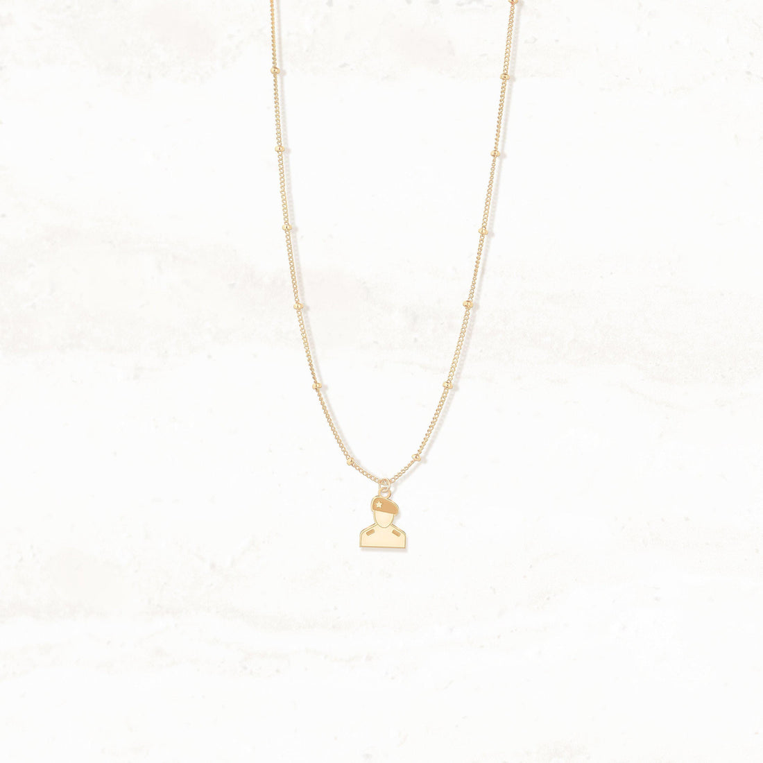 Tactical Army Police Charm Necklace