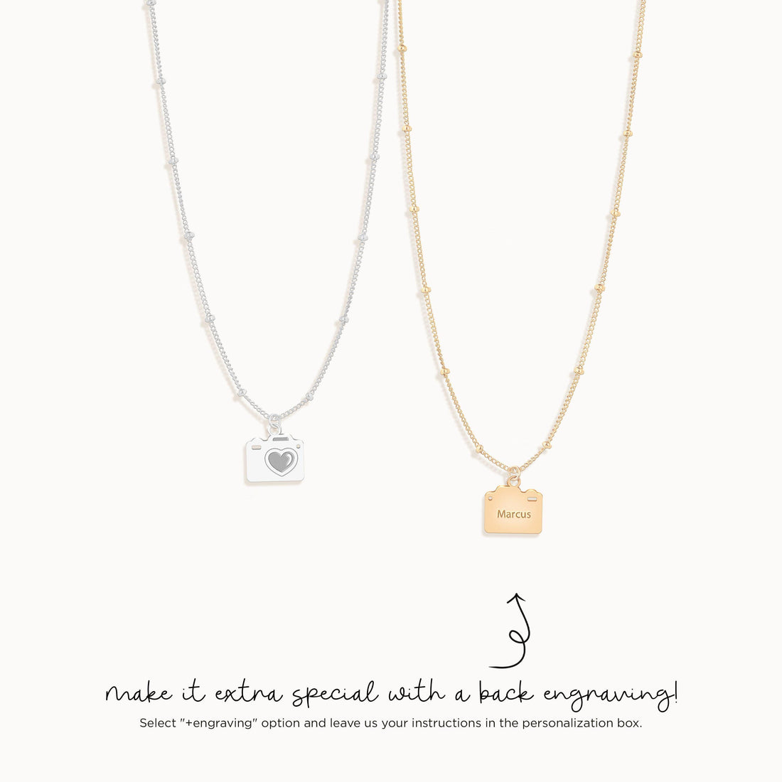 Camera Lover Charm Necklace