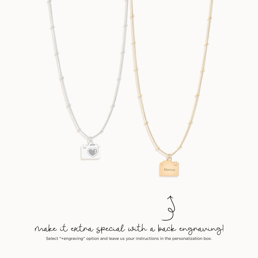 Vintage Camera Lover Charm Necklace