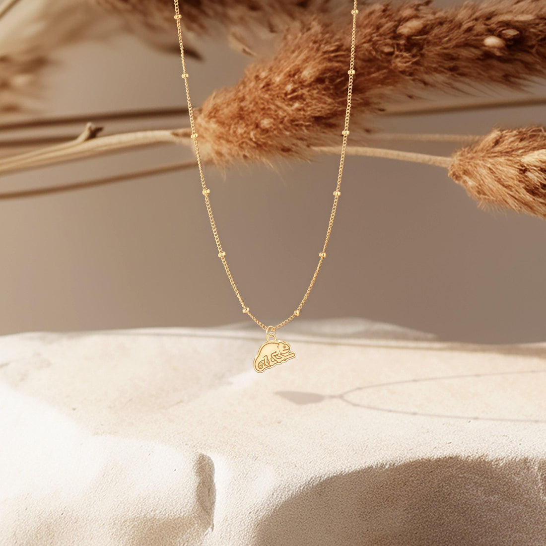 Chameleon Beady Necklace