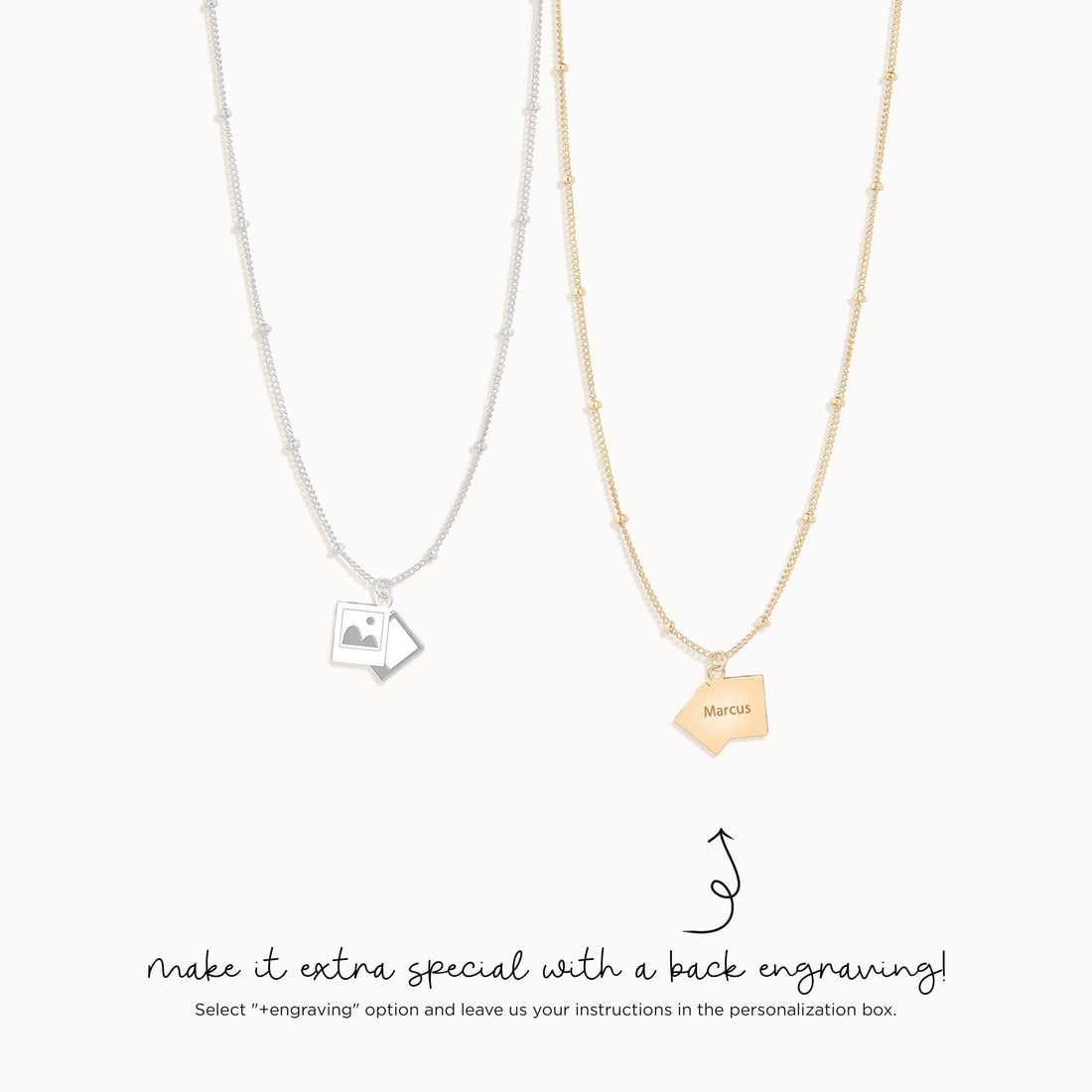 Photo Picture Charm Necklace
