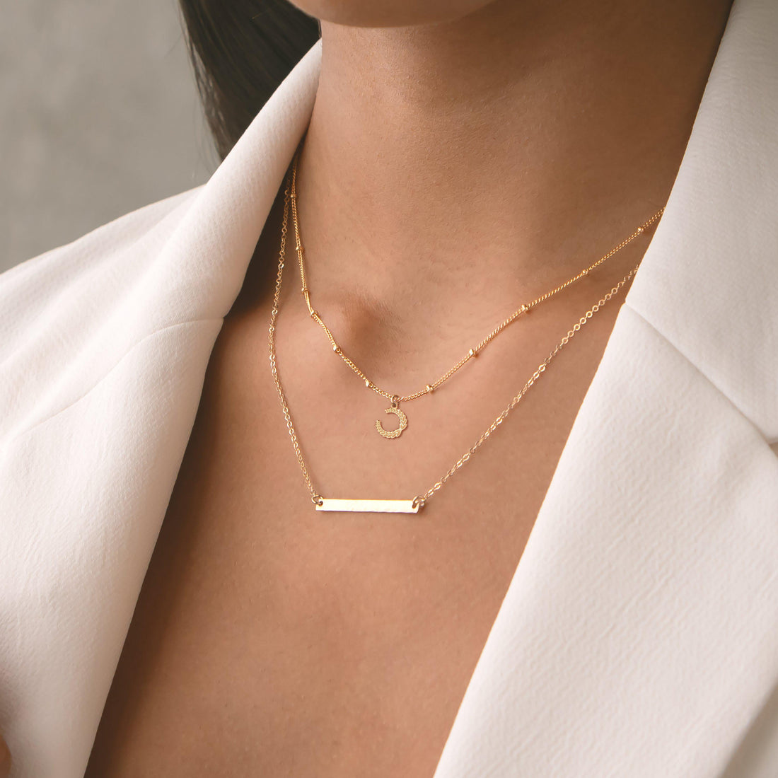 Laurel Olive Leaf Laurel Charm Necklace