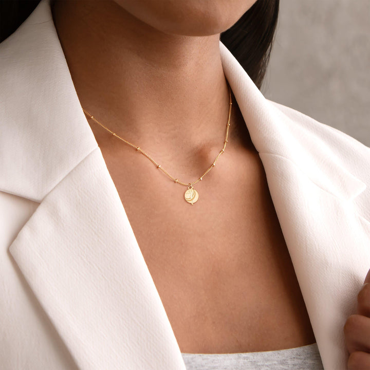 Dancing Ballerina Charm Necklace