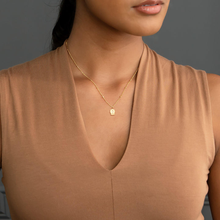 Dancing Ballerina Charm Necklace