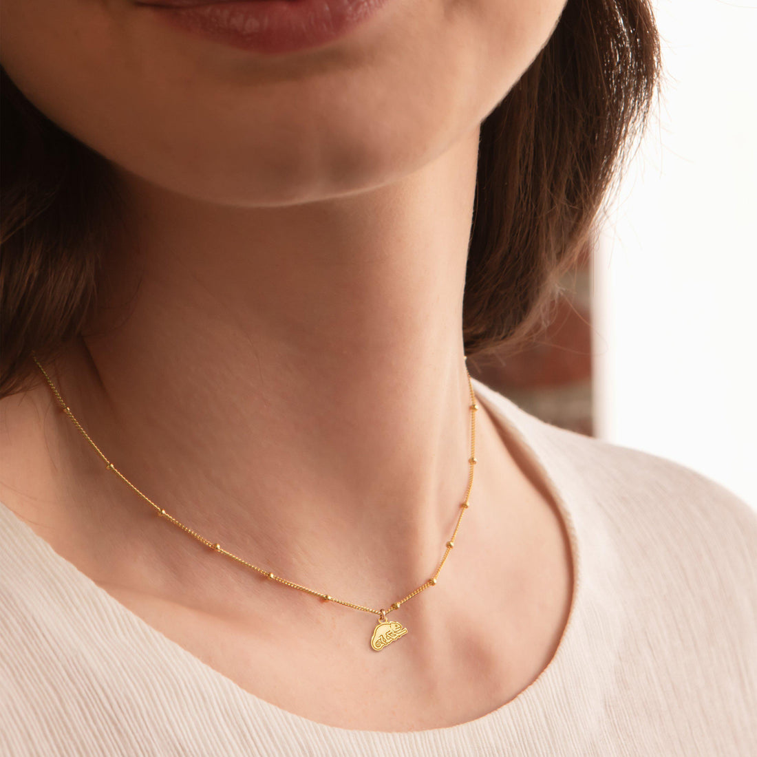 Chameleon Charm Necklace