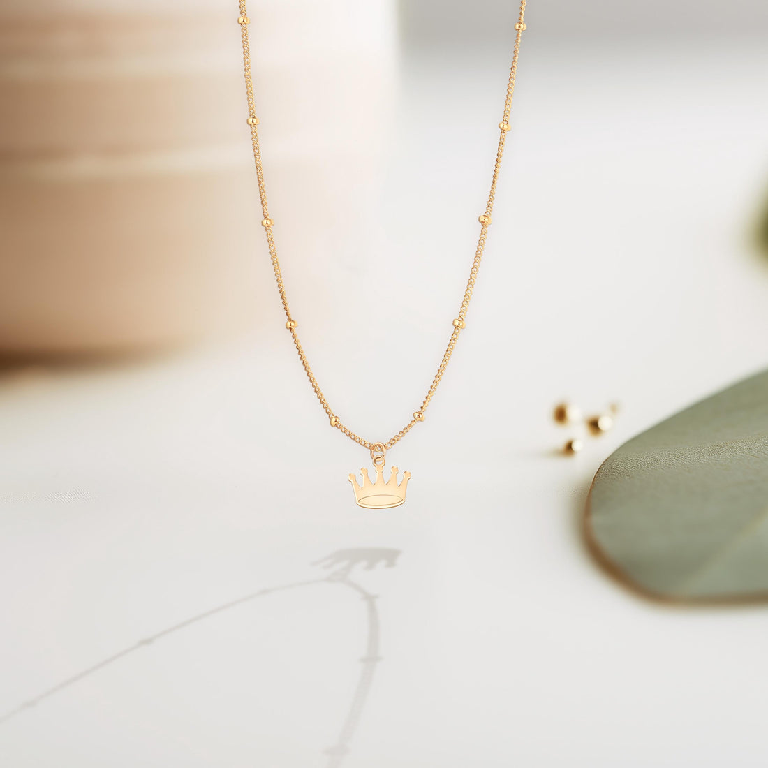 Crown Beady Necklace