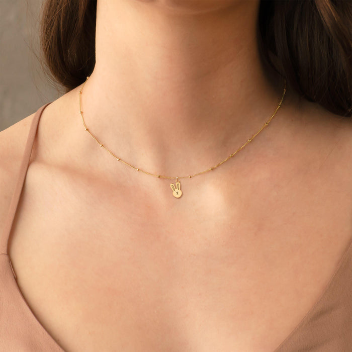 Kawaii Bunny Charm Necklace