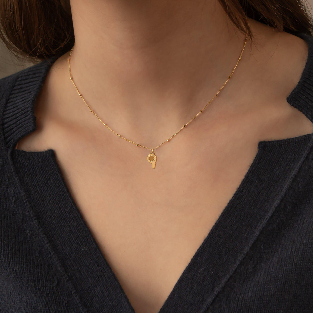 Cheer Whistle Charm Necklace