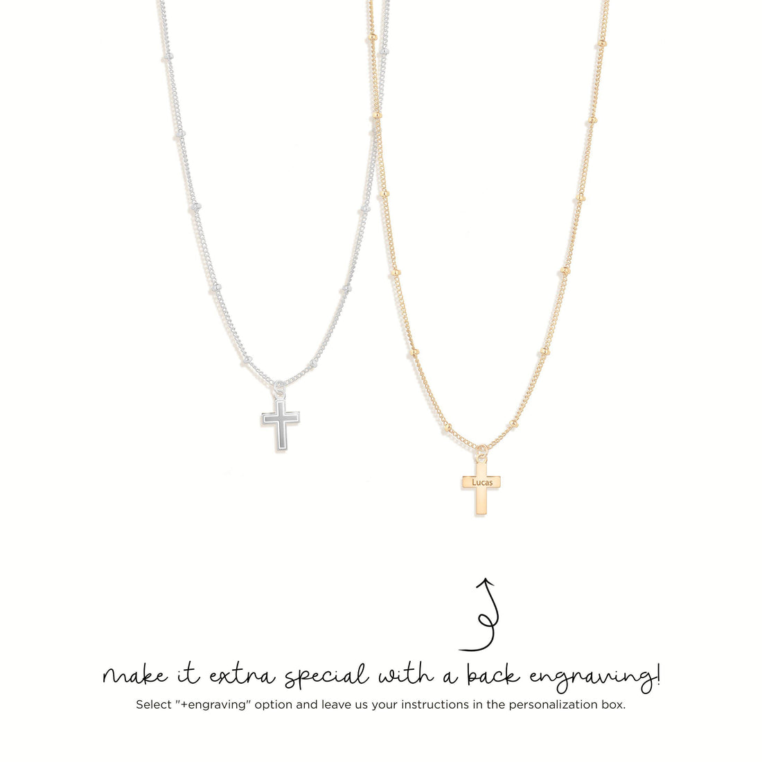 My Faith Cross Charm Necklace