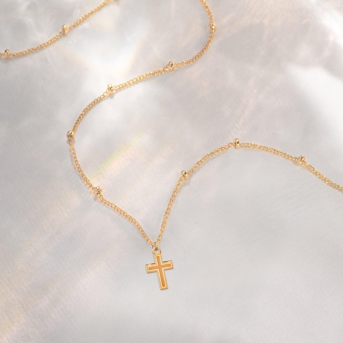 My Faith Cross Charm Necklace