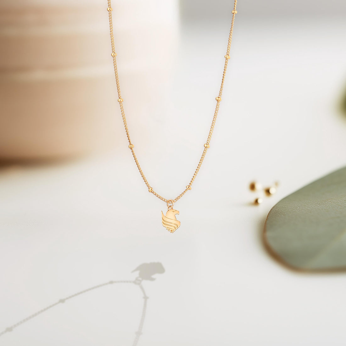 Eagle Symbol Beady Necklace
