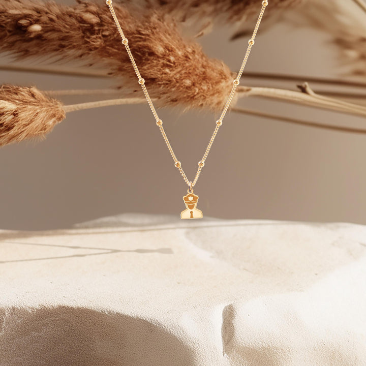 Policeman Charm Necklace