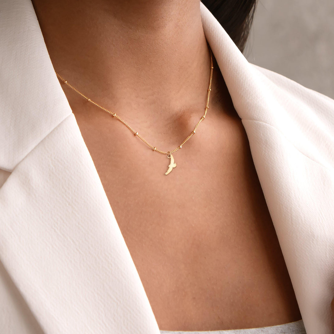 Eagle Beady Necklace