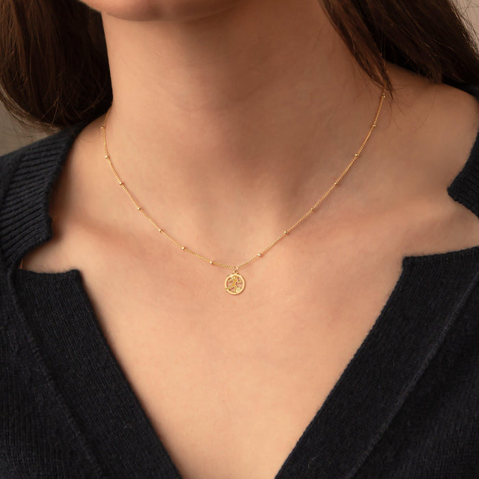 Soccer Ball Sports Charm Necklace