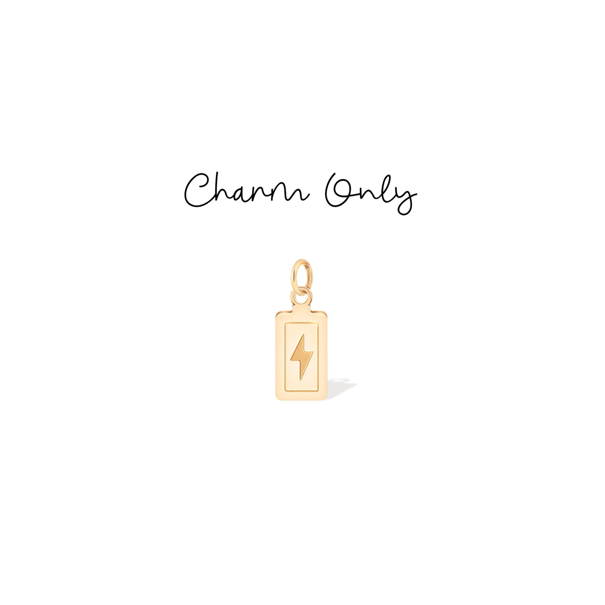 Lightning Bolt Thunderbolt Charm Pendant