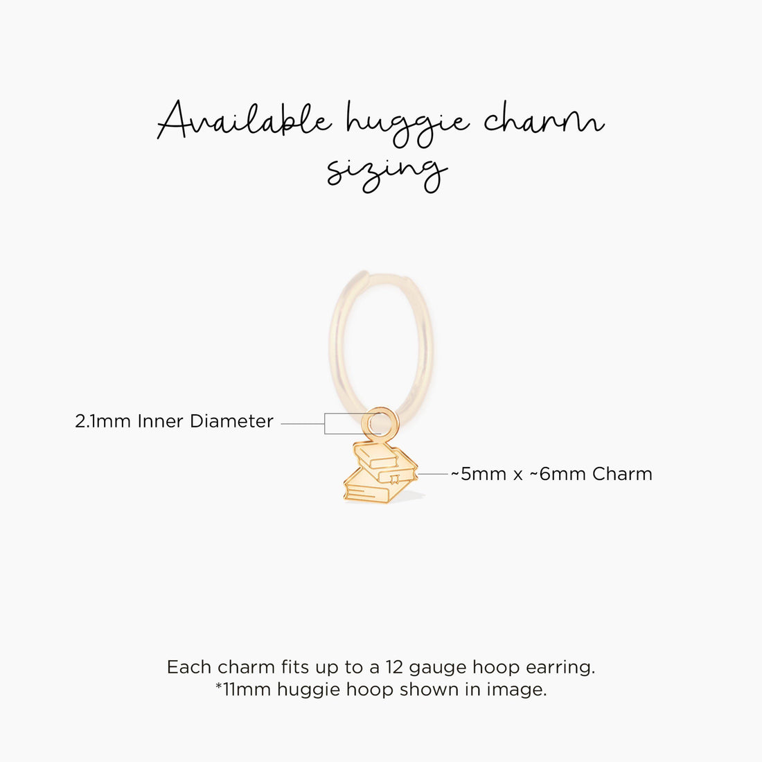 Book Lover Charm Pendant
