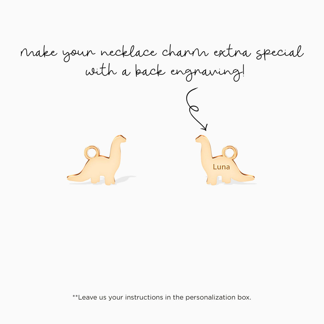 Brachiosaurus Dinosaur Charm