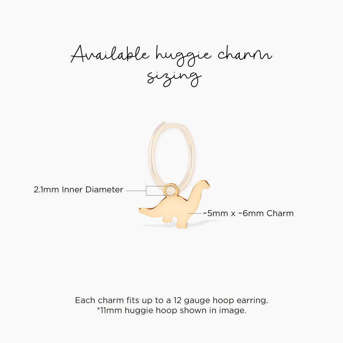 Brachiosaurus Dinosaur Charm