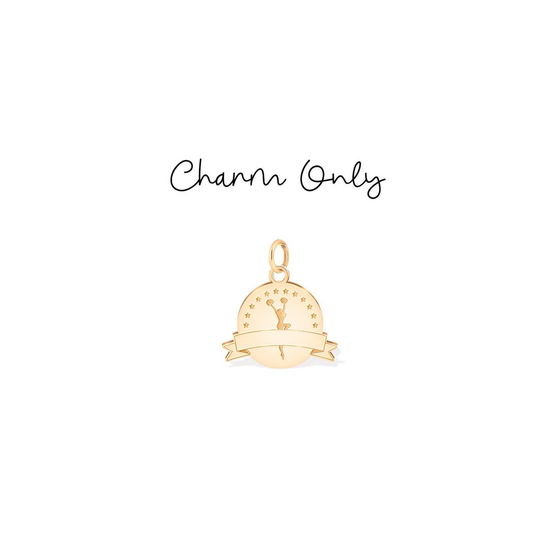 Cheerleader Megaphone Charm Pendant