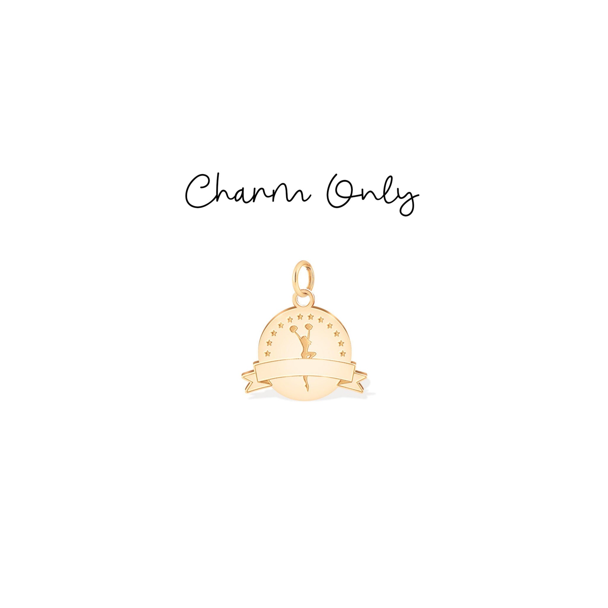 Cheerleader Megaphone Charm Pendant