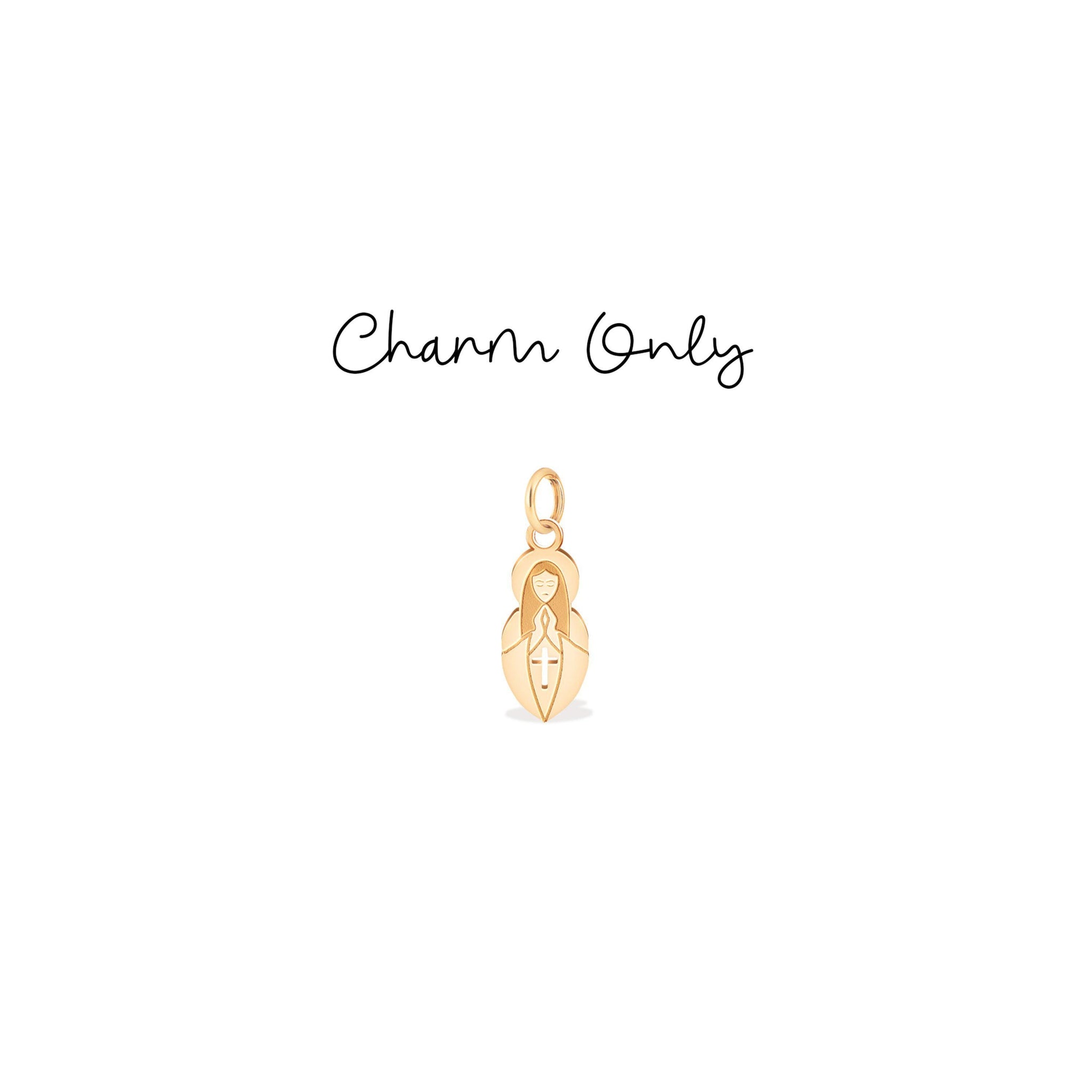 Madonna Virgin Mary Pendant Necklace