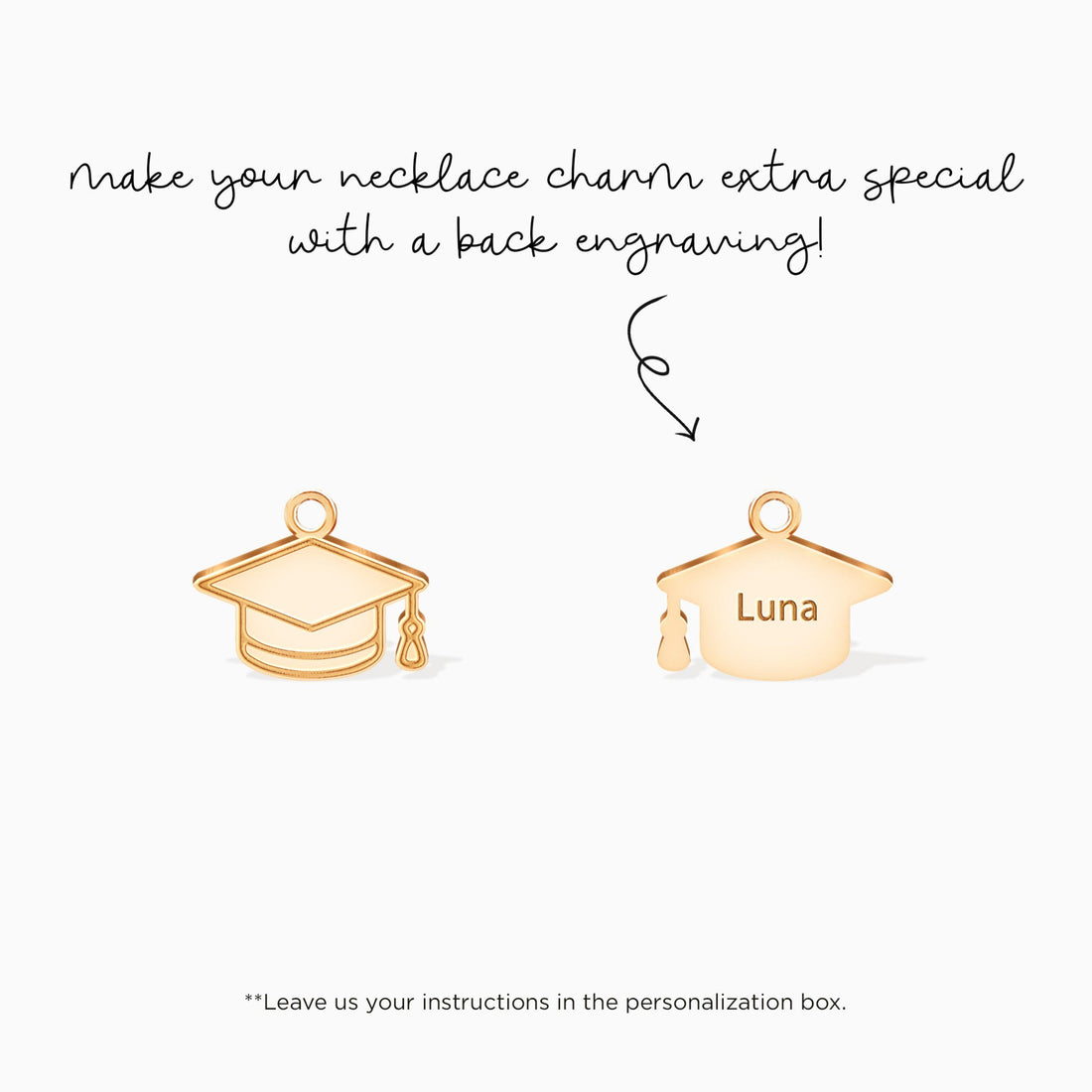 Graduation Cap Charm