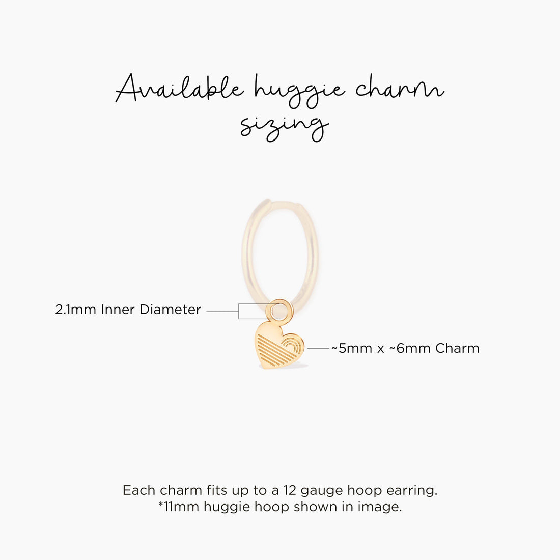 Rainbow Heart Charm Pendant