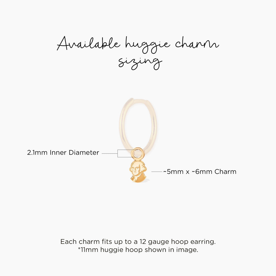 George Washington President Charm Pendant