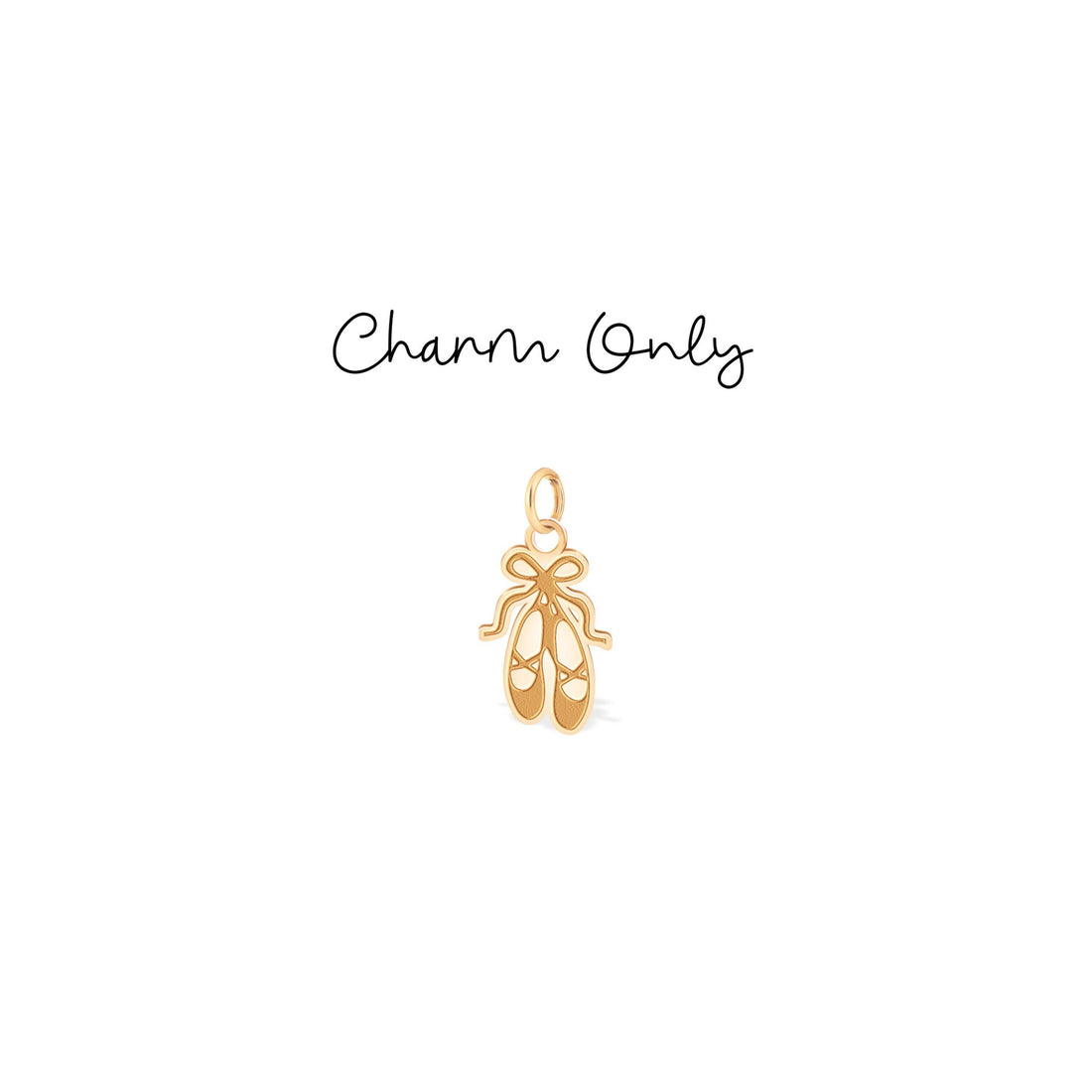 Dancing Ballerina Ballet Shoes Charm Pendant