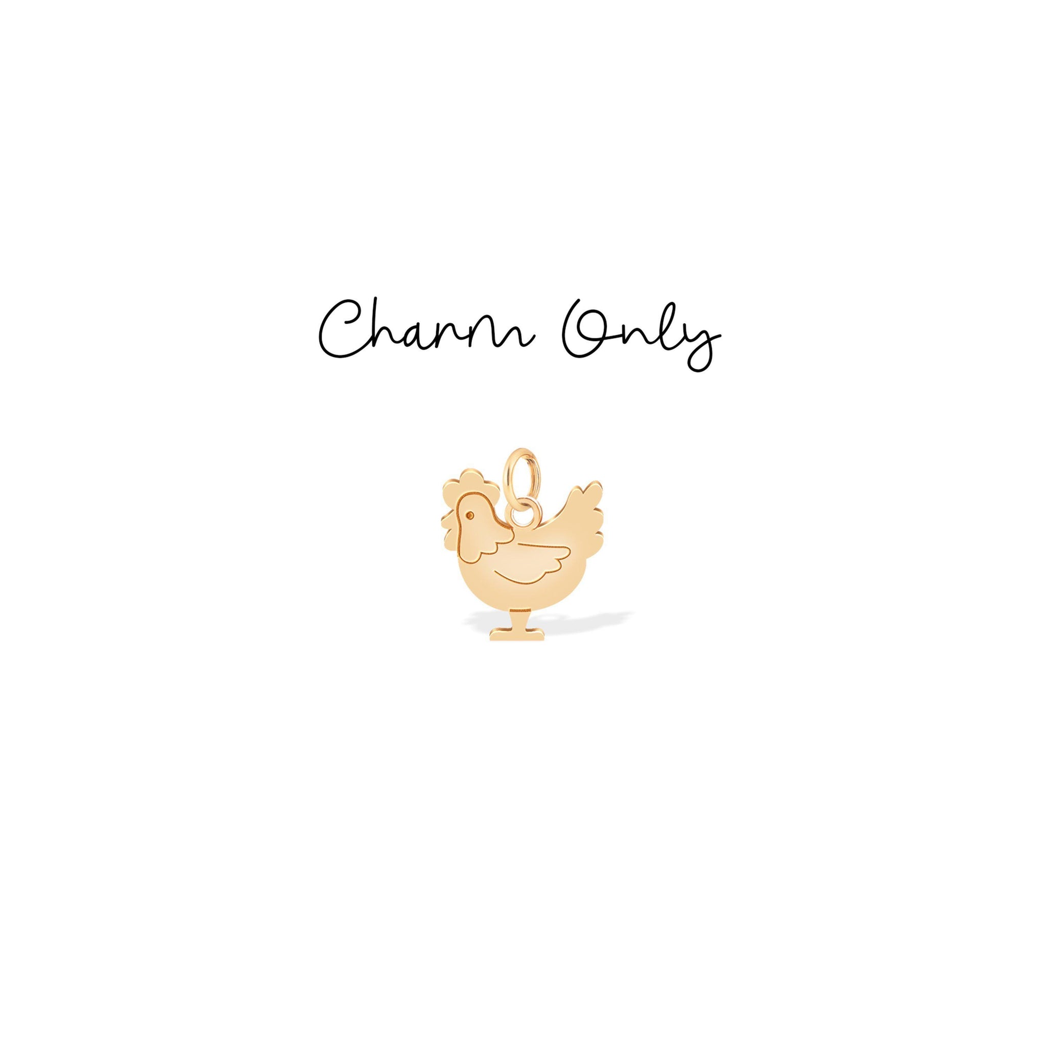 Chicken Hen Bar Necklace