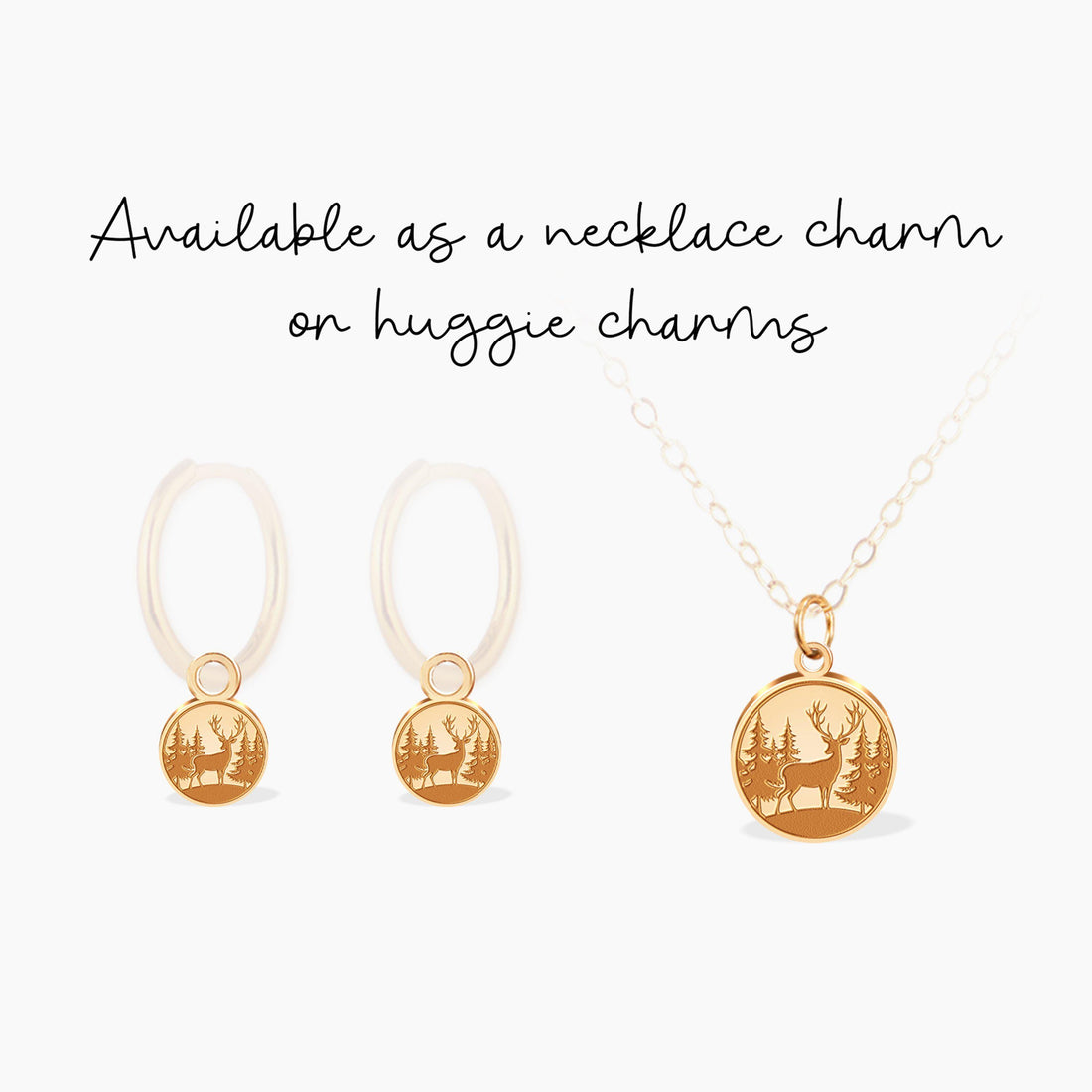 Enchanted Deer Forest Charm