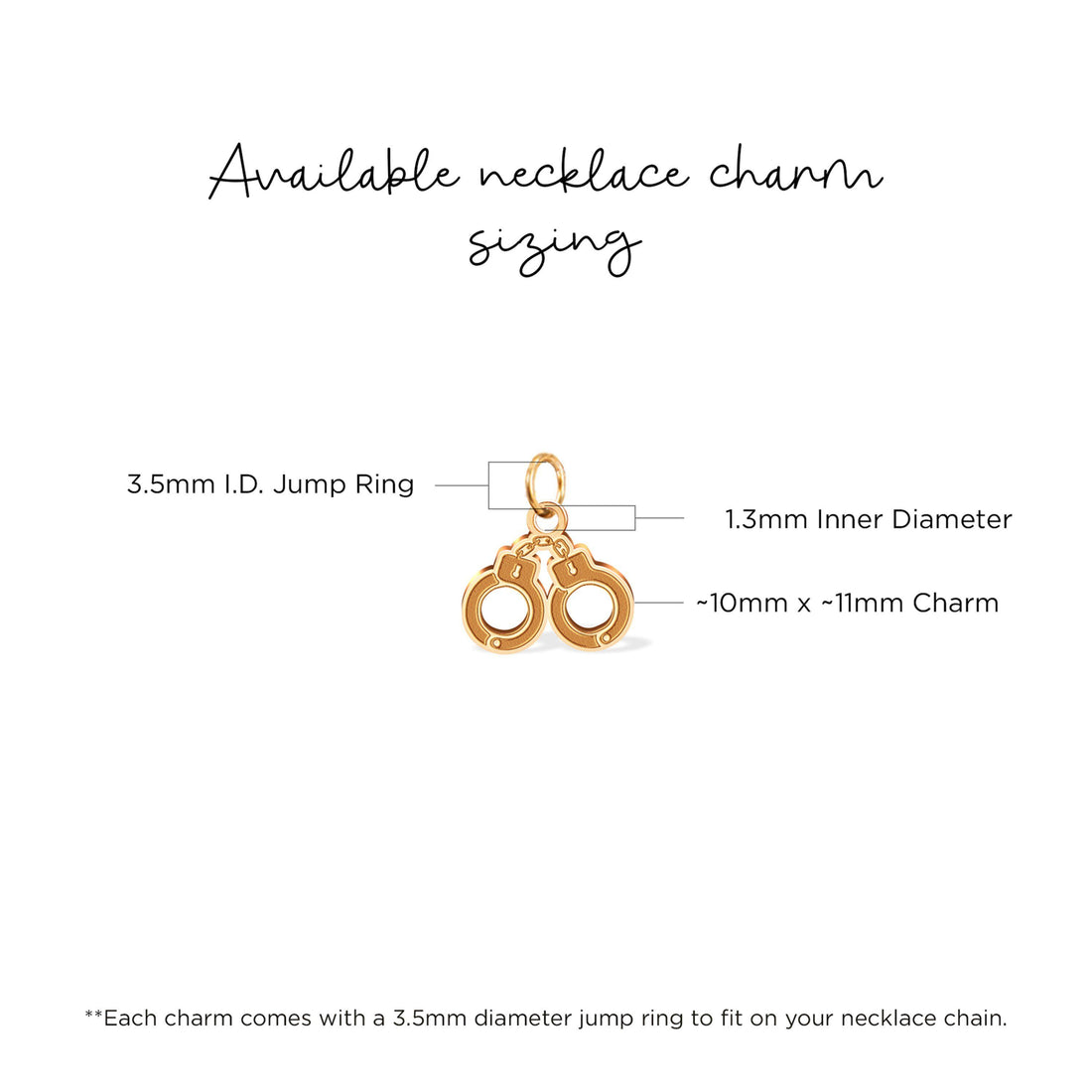 Handcuffs Charm Pendant