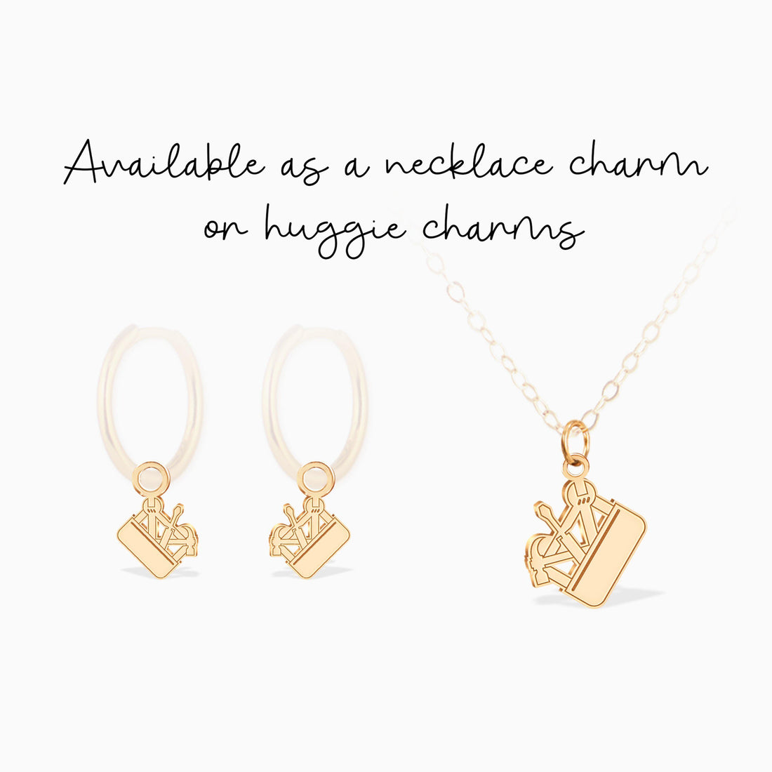 Handyman Tools Charm Pendant