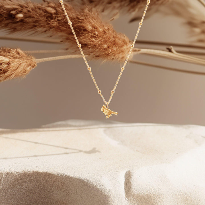 Cardinal Charm Necklace
