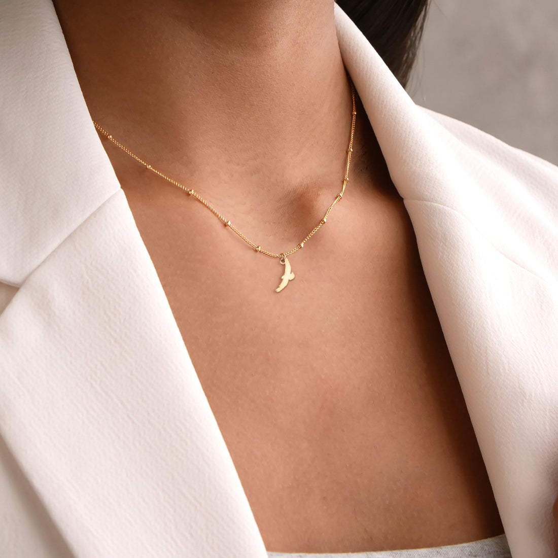 Soaring Eagle Charm Necklace