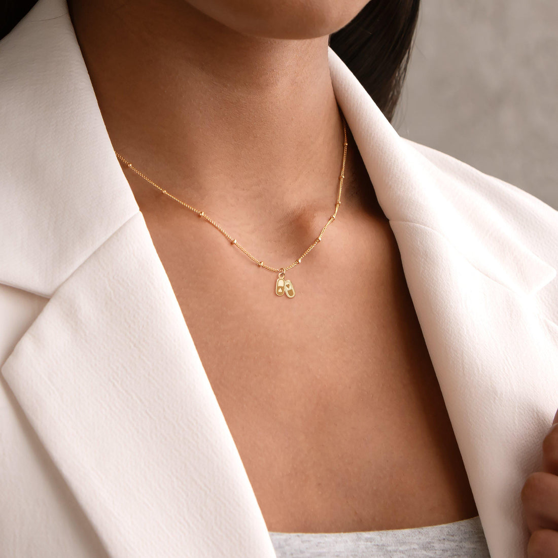 Slippers Cute Charm Necklace