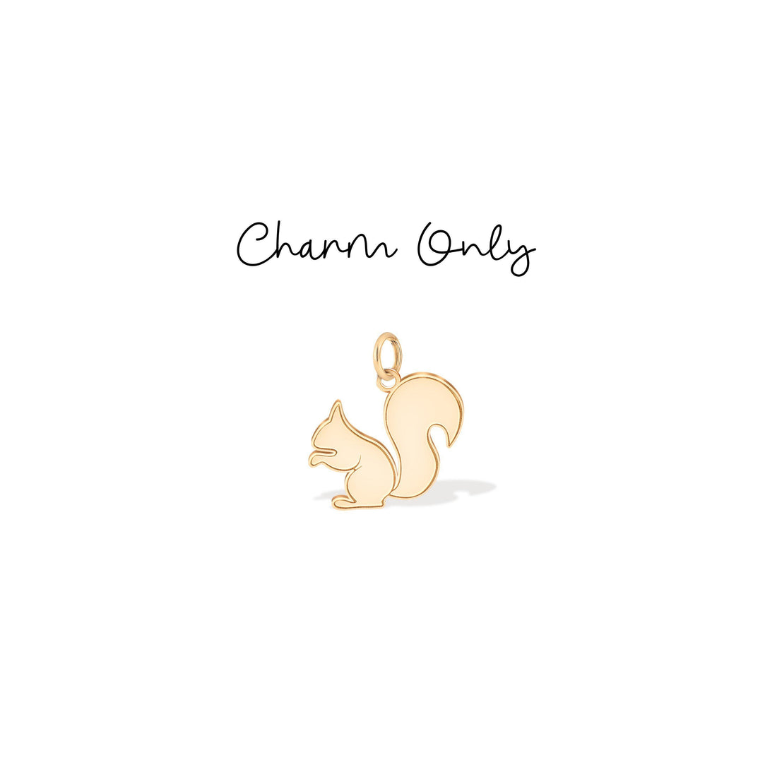 Leaping Squirrel Pendant Necklace